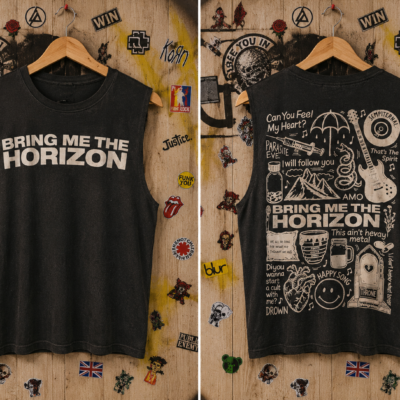 Bring Me The Horizon Black Sleeveless Vest